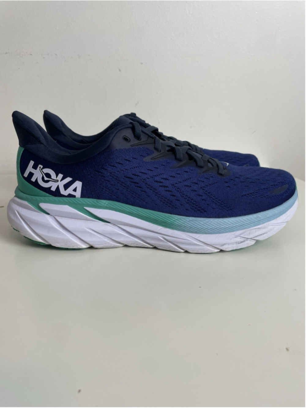 Hoka Clifton 8 Running Shoes Women’s Size 11B Blue Sneakers